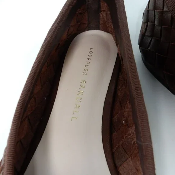 Loeffler Randall Brown Woven Flats - Picture 12 of 16